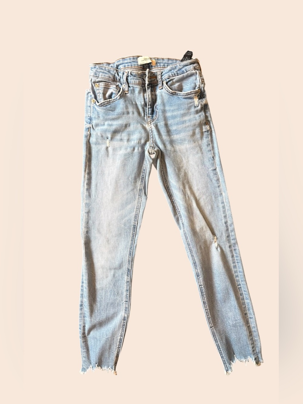 Zara Light Blue Skinny Jeans
